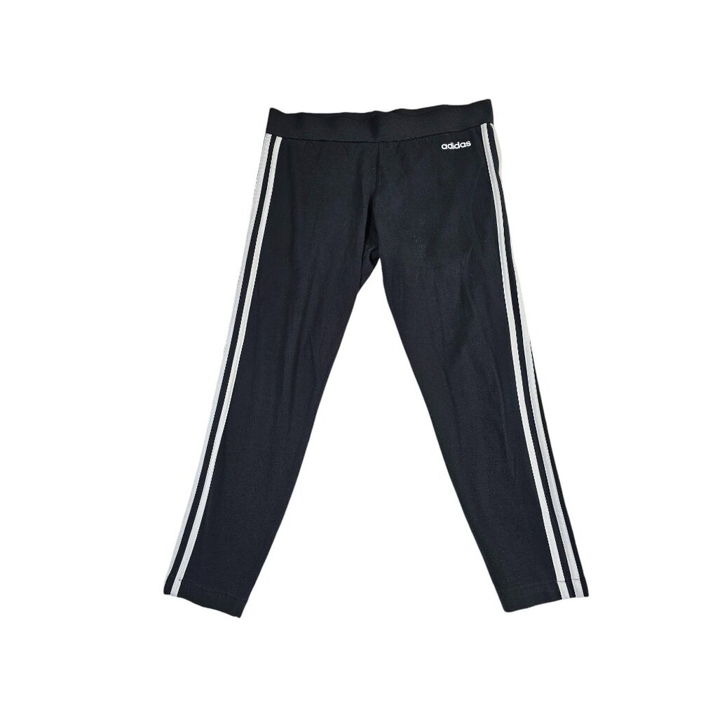 Adidas Essential 3-Stripe Women's Tights DP2389 Size L Black, White